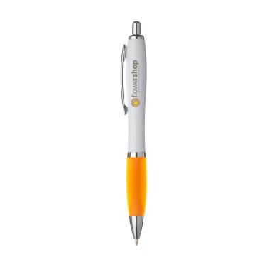 Logo trade promotional giveaway photo of: Athos White pen